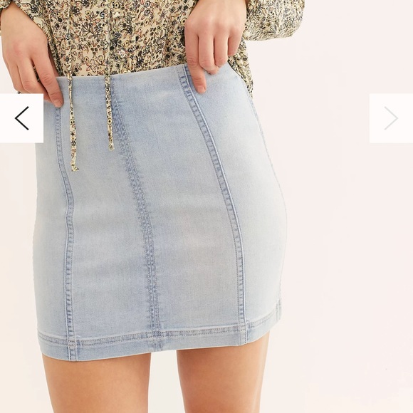 Free People Dresses & Skirts - Free People Modern Femme Denim Mini Skirt